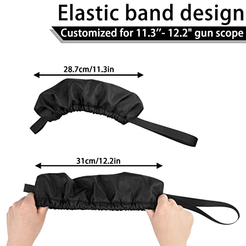 Xxerciz Scope Cover Nylon Rifle Spotting Optics Lens Cover, Scope Protector For Hunting Gun Scope With Soft Inner Fleece #TOP1