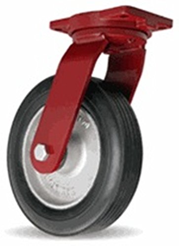 Hamilton (S-8012-SU) 12" Cush-N-Flex Swivel Plate Caster 800 lb Capacity