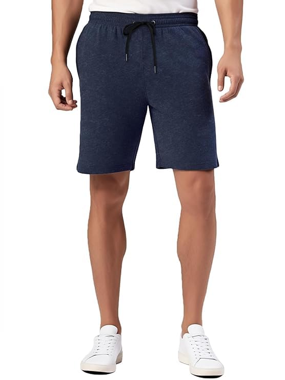 Image of boffi ... Bee-Fits Men's 100% Cotton Shorts Two Pocket with Zipper Pocket Sporty Shorts