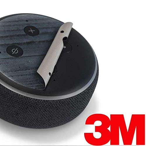 Skinit Decal Audio Skin Compatible with Amazon Echo Dot 3 - Officially Licensed Charcoal Wood Design