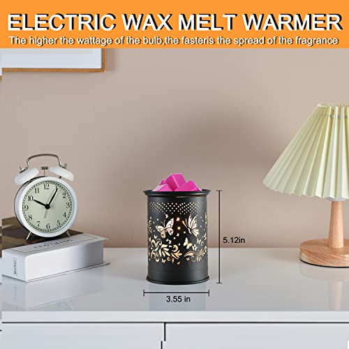 Metal Wax Warmer,Wax Melt Warmer,Candle Wax Burner, Kobodon Electirc Wax Melt Warmer Candle Melter For Home Office Decor(Butterfly) #TOP3