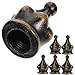 DOITOOL 12pcs Antique Lamp Finial Knobs for Lamp Shade Decoration Easy to Install Light Knob Accessories for Home Hotels and More Adds Personality and Artistic Touch