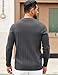 COOFANDY Men's Knit Polo Long Sleeve Sweaters Collared Polo Sweater Casual Dress Pullover Fashion Golf Sweater Tops Grey