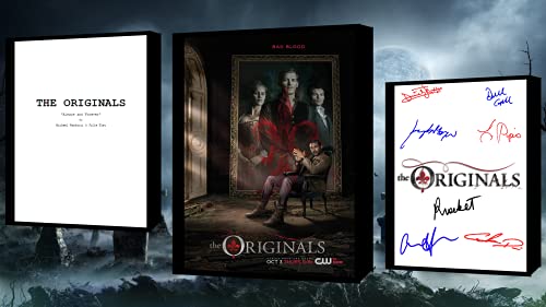 The Originals Script Screenplay Fantasy Supernatural Drama Television Series A4 Size Posters and Limited Edition Autographed Page, Signed Printed Photo Picture Display Gift for Movie Lovers