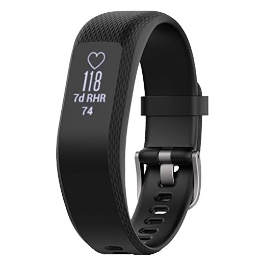Garmin Vivosmart 3 Fitness Tracker con Sensore Cardio al Polso, Schermo Touch Invisibile e Smart Notification, Regular, Nero