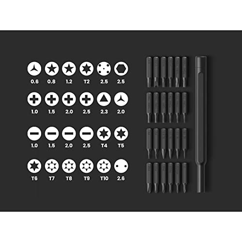 Xiaomi Kit de chave de fenda Mijia Wiha para uso diário, 24 pontas magnéticas de precisão, chave de