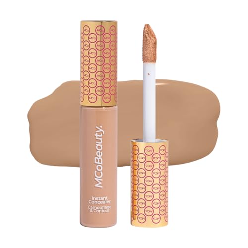 MCoBeauty - Instant Concealer Camouflage and Contour - Full Coverage Cream Formula - Warm Beige Shade - Conceals, Highlights and Contours - Concealers & Neutralizing Makeup