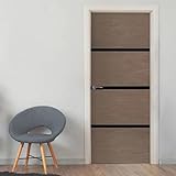 Composition du kit : 4 feuilles de placage chêne fumé 85 cm x 52 cm, 3 profils noirs de 85 cm x 2 cm, 1 notice de montage