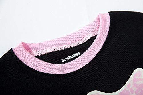 Dolphin&Fish Boys Girls Pajamas Toddler Kids Pjs Sets Cotton Chirldren Clothes Sleepwears3