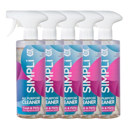 Image of SIMPLi All Purpose Cleaner Starter Kit - Multipurpose Cleaner Concentrate Refill 8.45 fl oz Makes 85 fl oz + Reusable Spray Bottle 17 fl oz - Surface Cleaner for Kitchen, Bathroom, Glass, Floor