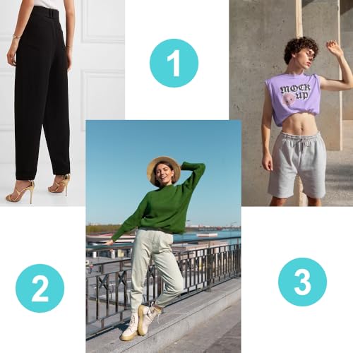 5PCS Tuck Band for Shirt Invisible Belt Buckleless No Show Belt Crop Band for T-Shirts, Crop Tops Blouses for Woman4