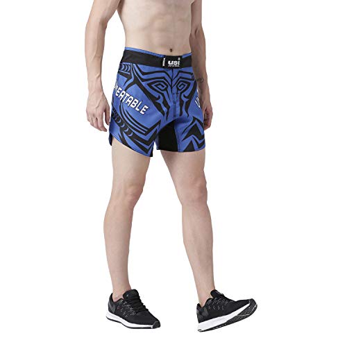 Image of USI Universal Tribal Shorts for Men (411VNB) (S) Blue /Black