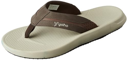 Image of YOHO Snugly Slippers for Men | Sleek Everyday Style | PU Cushioned Support & Durable Build | 004