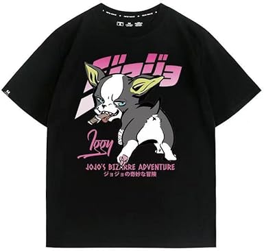 ジョジョの奇妙な冒険　イギー　tシャツ Amazon.co.jp: ジョジョの奇妙な冒険 tシャツ イギー 半袖 夏服