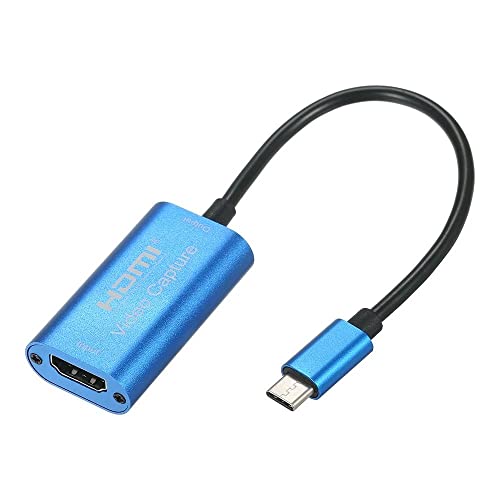 GOLDEN BLUE HD Video Capture Card Maximum Support 4K Input 1080P Output Small Size Aluminum Alloy Shell Wide Compatibility Type-C Interface