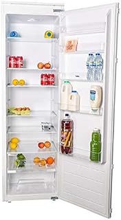 SIA RFI106 304L White Integrated Built In Tall Larder Fridge With Auto Defrost & Metal Back