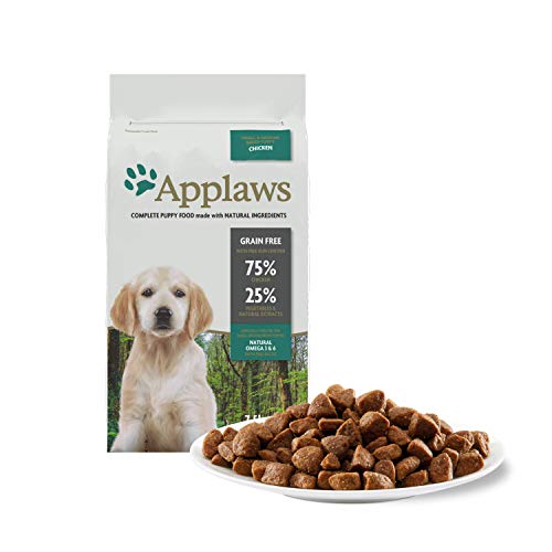 Applaws Natural, Complete and Grain Free Dry Dog Puppy Food, Chicken for Small/Medium Breed Puppies, 7.5 kg