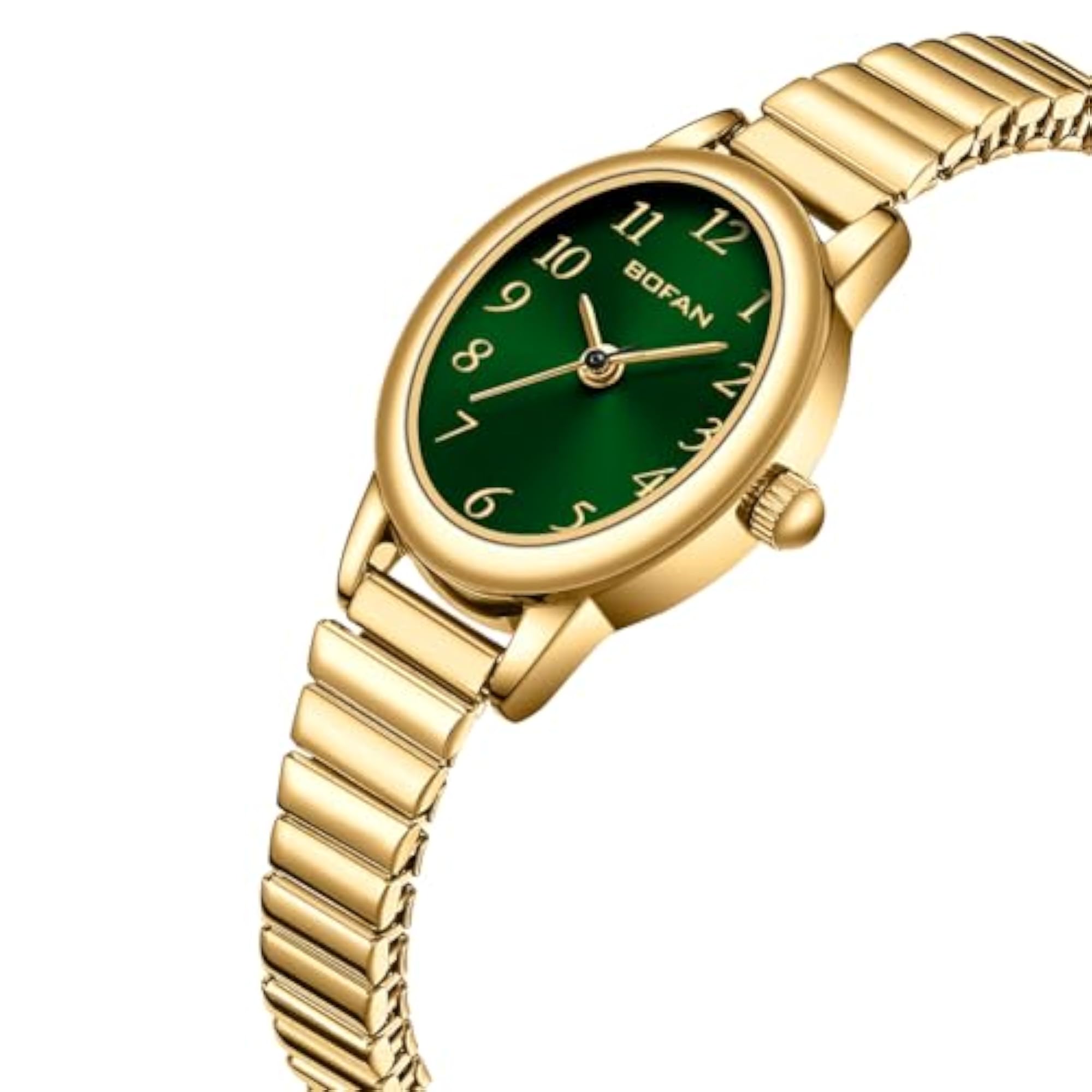 Women's Gold Quartz Wrist Watch, Easy Read Design