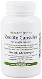 Zeolite 120 Capsules | Clinoptilolite 94% ±3 | 3X Activated | Natural Mineral Dust Less-Than 2 µm | Heiltropfen®