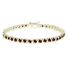 Synthetic Ruby / Yellow Gold Flash