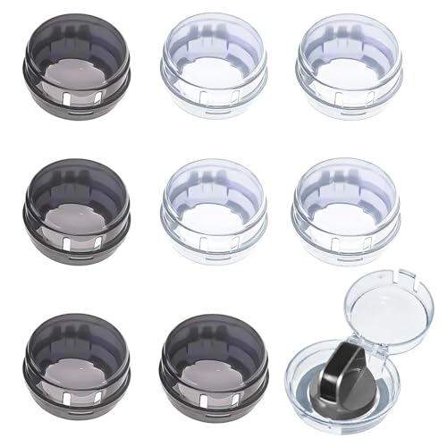 8PCS Herdschutz Kinder mit Kindersicherung für Herd Drehknöpfe, Herd...