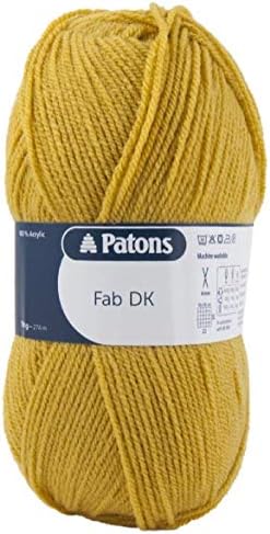Patons Fab DK Kitting/Crochet Yarn Double Knitting Wool 100g Balls and 100% Acrylic Machine Washable & Tumble Dry Yarn - 44 Colours in The Range - Colour 2085 - Rainbow - 1 x 100g Ball