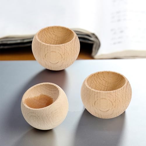 Difusores de aromaterapia de madera forma huevo x5 miniatura 4
