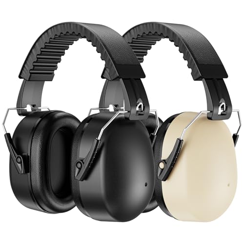 ProCase 遮音イヤーマフ NRR26dB ベージュブラック