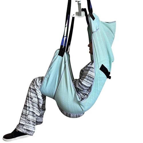 doudouX Patient Lift Mesh Sling for Showering and Toileting, L for 180-400 Pounds
