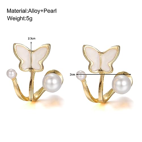 ANNACREATIONS Korean Fashionable Gold Plated Dangle Earrings For Women & Girls Pack of 1 Pair - Image 4