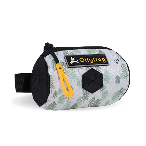 Image of OllyDog Scoop Pick Up Bag, Dog Waste Dispenser, Tree Hugger Print, One Size