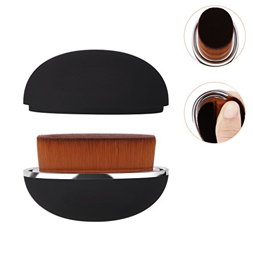 ARTIFUN Blush Brushes,Unique Egg Shell Design Single Soft Face Mineral Foundation Highlight Blush Professional Blending Buffing Cosmetic Makeup Brushes Tool