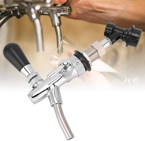【Installazione】 Il rubinetto a botte sostitutivo è robusto e resistente all'usura, in condizioni pari al 100% nuovo. Facile da installare, basta utilizzare strumenti domestici. Risciacquare abbondantemente con acqua pulita prima dell'uso.