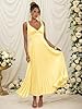 JKMMYO Dusty Rose Maxi Dresses for Women Flowy Sat... #5