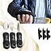 Adaptive Utensils for Elderly | Set of 6 pcs 3 Cutlery & 3 Universal Cuff | Eating Utensils for Disabled People| Parkinsons Utensils | Built up Utensils for Adults | Stainless Steel