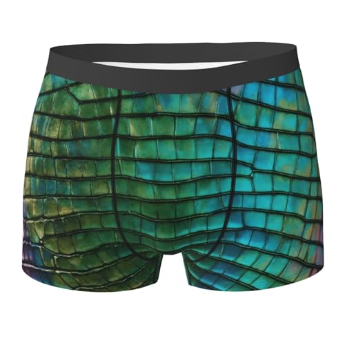 yyunbmr Cool Funny Boxer Briefs for Men Humorous Trunks 3D Cut Underwear Mens Fashion Shorts Magical Pattern Print, Black, M