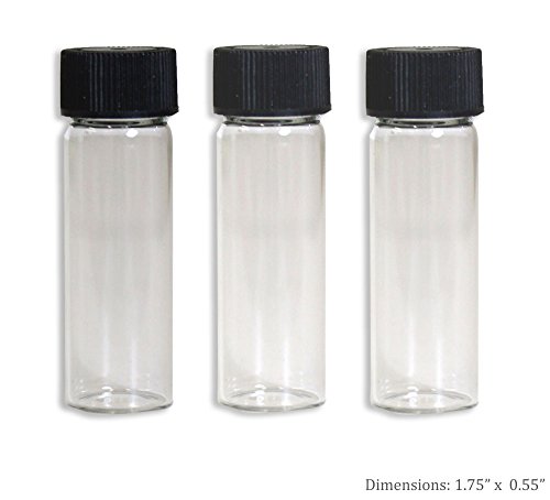 KING LODE 100-Piece Glass Vials | 1.75