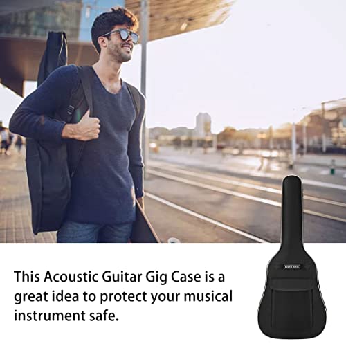 Sac de guitare étui réglable Gig acoustique sac à dos souple étanche classique porte-couvercle 40/41 pouces noir guitare… - Les Beatles, Paul McCartney, John Lennon, RIngo Starr, George Harrison Sac de guitare étui réglable Gig acoustique sac à dos souple étanche classique porte-couvercle 40/41 pouces noir guitare… – Image 5