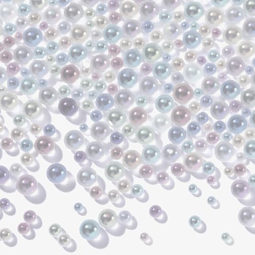 Lekgavd 100g Glass Tiny Bubble Beads, 0.4-3 mm No Hole