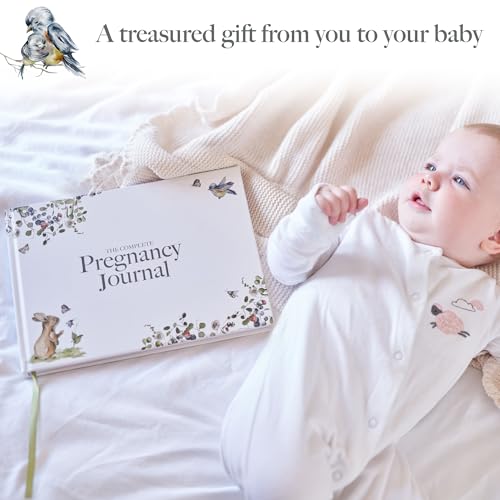 Pregnancy Journal and Memory Book Gift – Pregnancy Diary for Expecting New Mums - Includes Calendar, Scrapbook, Checklist and Organiser (Forest)