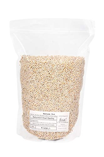 Image of NatureVit Pearl Barley 5 kg | Jau Whole Grains | High Fibre & Low GI | All Natural, Unpolished Barley for Soups, Salads & Healthy Recipes