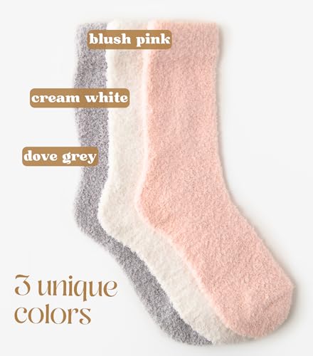 Image of Unboxme Gifts Warm & Cozy Ultra-Luxe Cloud Fuzzy Socks, Gifts for Women