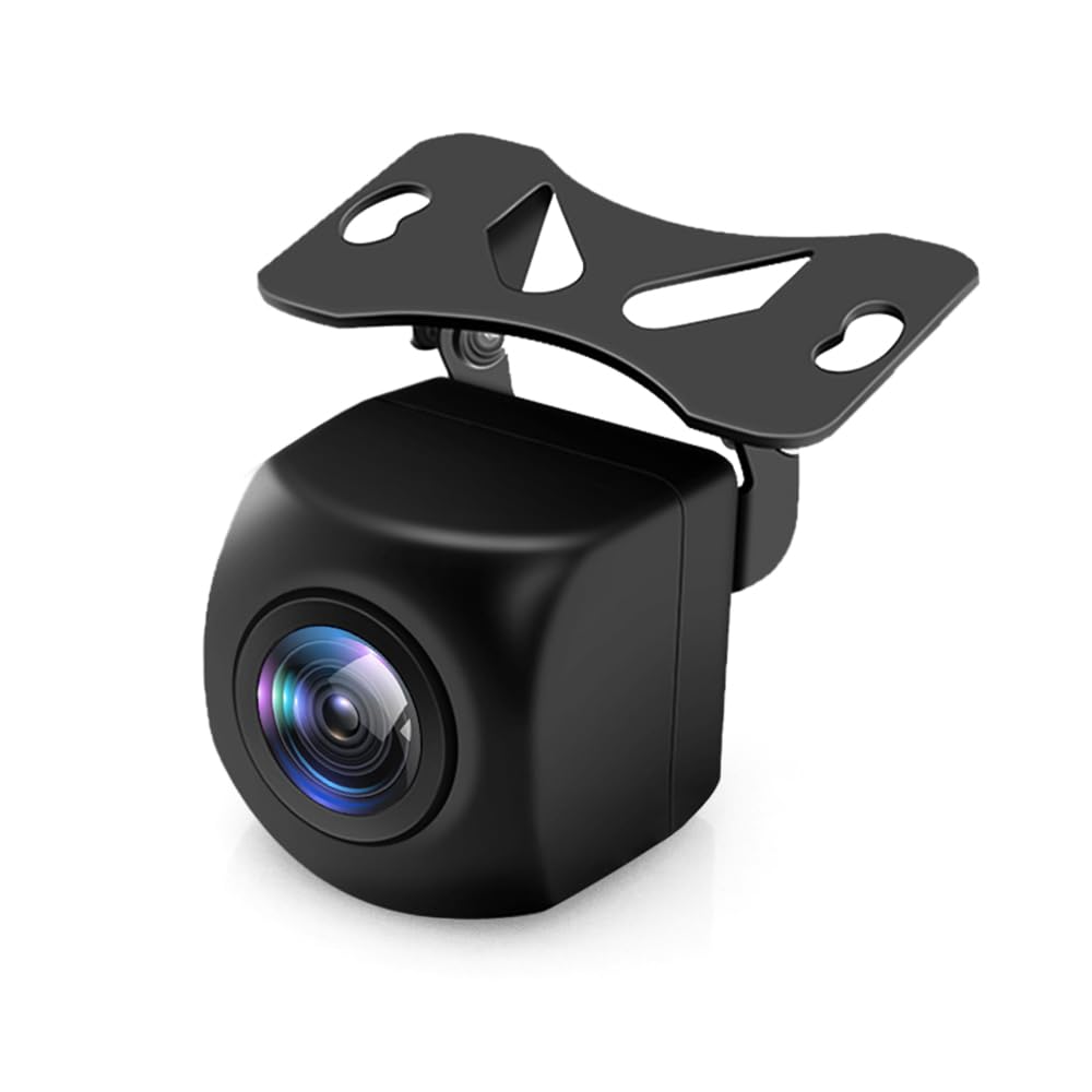 MekedeTechDUDUAUTO HD AHD 1080P Night Vision Front Rear View Camera Lens, Waterproof, 6M Cable for Android Radio (Rear Camera)