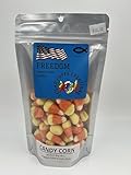 Freeze Dried Candy Corn, Crunchy Candy Corn, Halloween Candy, Freeze Dried Candy - 4oz Resealable Bag