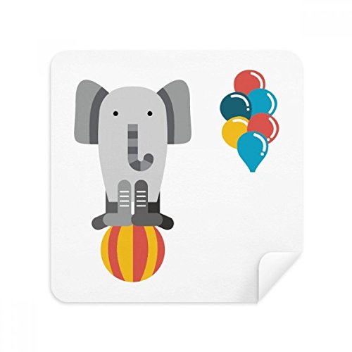 Chiffon de nettoyage pour téléphone motif éléphant drôle en daim x2