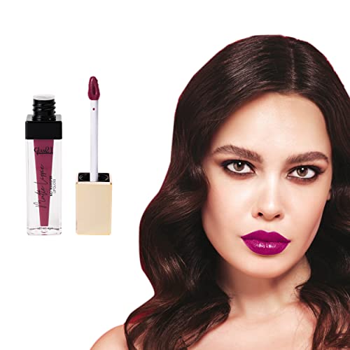 Image of Glam21 Matte Lippie No Transfer Lip Gloss | Lightweight and comfortable| Creamy Matte Formula - 4 gm | Dew Me Up-14