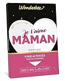 Wonderbox - Coffret Cadeau - Je t'aime Maman Emotion - 11900 activités: séjour, repas, soin de bien-être, activité de loisir - Idée Cadeau Fête des Mères