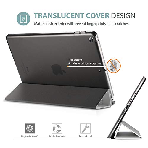 Image of ProCase Smart Case for iPad 9.7 Inch iPad 6th /5th Generation 2018 2017(Model: A1893 A1954 A1822 A1823), Ultra Slim Lightweight Stand Cover with Translucent Frosted Back-Whitemarble