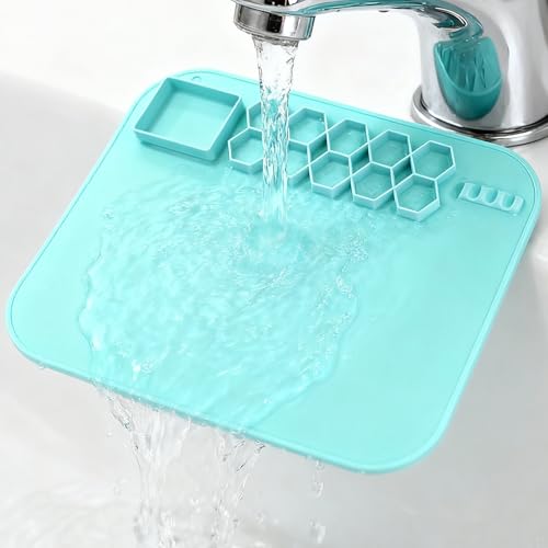 Alfombrilla de silicona para manualidades infantil con paleta 8