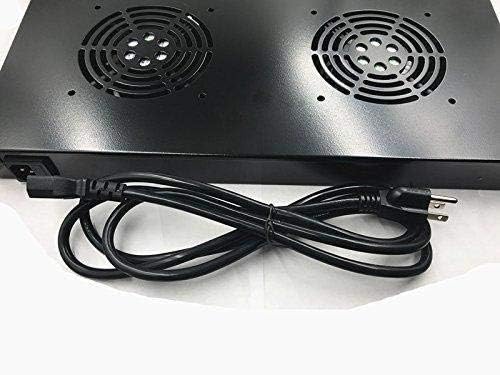 RAISING ELECTRONICS Rack Mount Digital Server Fan Cooling System with 4 Fans 1U